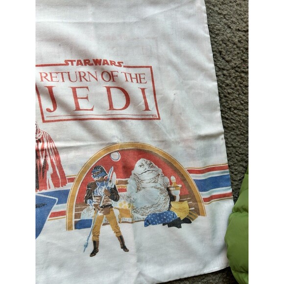 Vintage Star Wars Return Of The Jedi Pillowcase 1983 20th Century Fox GUC - Picture 4 of 9